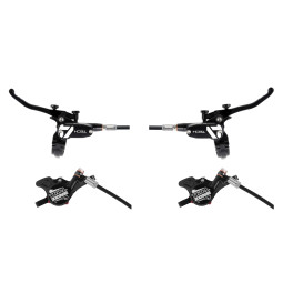 Sada brzd HOPE Tech 4 Trial Zone, kevlarová hadička, černá-černá