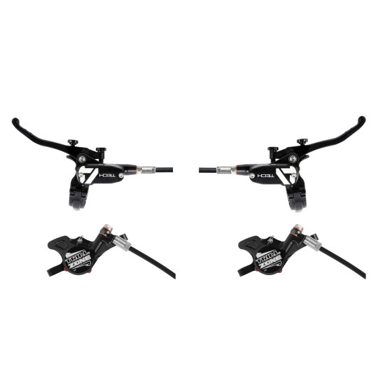 Sada brzd HOPE Tech 4 Trial Zone, kevlarová hadička, černá-černá