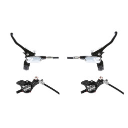 Sada brzd HOPE Tech 4 Trial Zone, kevlarová hadička, černá-černá