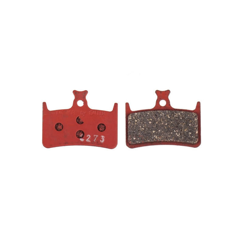 Brake pads HOPE E4, RX4+ SL, RX4+, RX4 Shimano, M4, all-conditions, red (without accessories)