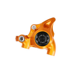 Brake caliper HOPE RX2, Flat Mount 34mm, DOT fluid, orange