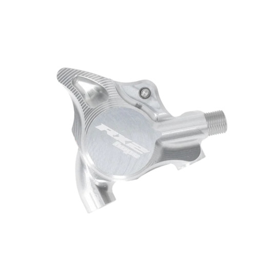 Brzdový třmen HOPE RX2, Flat Mount 34mm, stříbrný