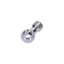 HOPE swivel banjo for 5mm hoses, silver