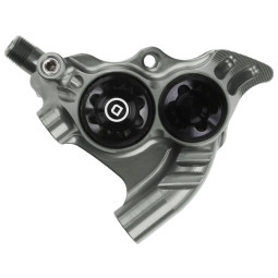 Brzdový třmen HOPE RX4+, Flat Mount 34mm, +20mm, DOT kapalina, šedý