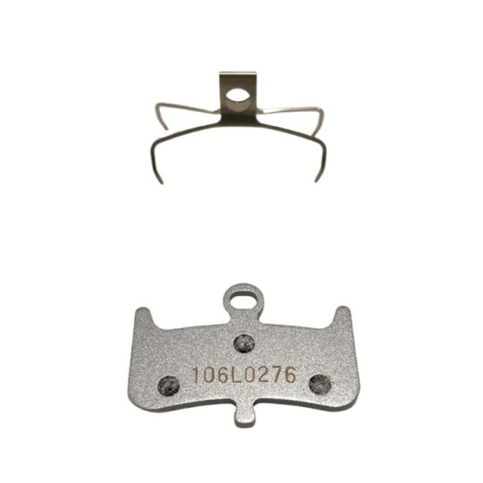 Brake pads HAYES Dominion A4/T4, semi-metalic T106, aluminium backing plate