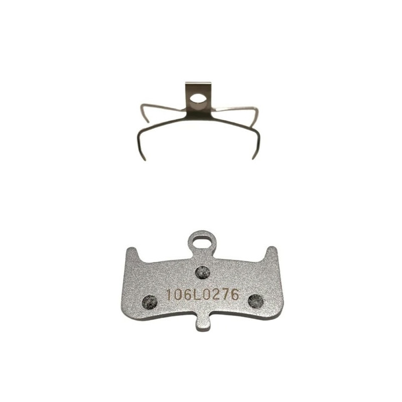 Brake pads HAYES Dominion A4/T4, semi-metalic T106, aluminium backing plate
