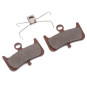 Brake pads HAYES Dominion A4/T4, semi-metalic T106, aluminium backing plate
