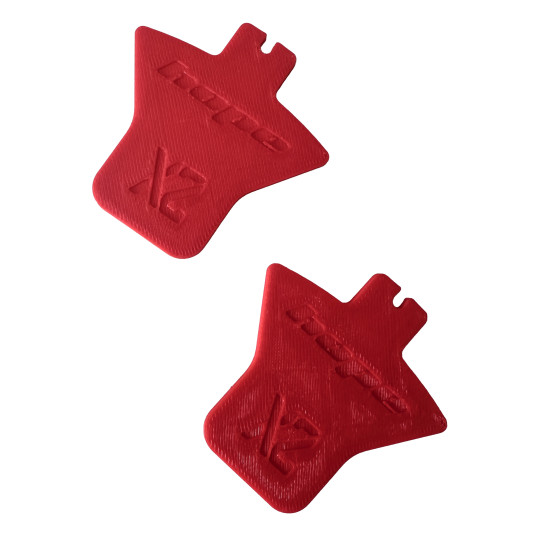 Transport insert for HOPE RX2, X2 brake calipers, red