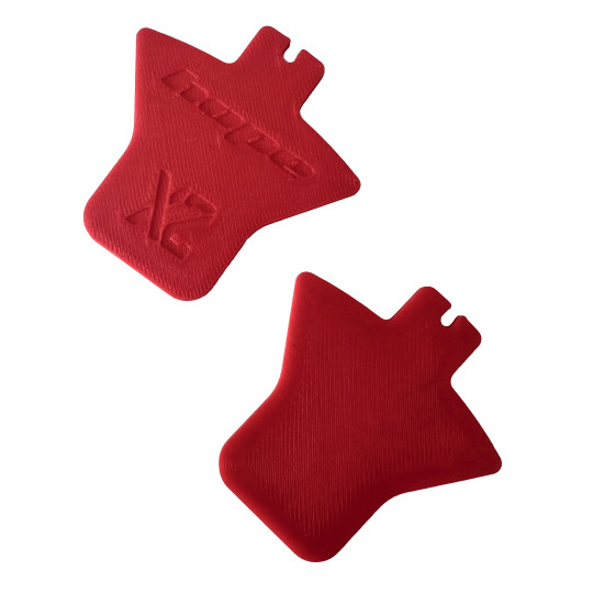 Transport insert for HOPE RX2, X2 brake calipers, red