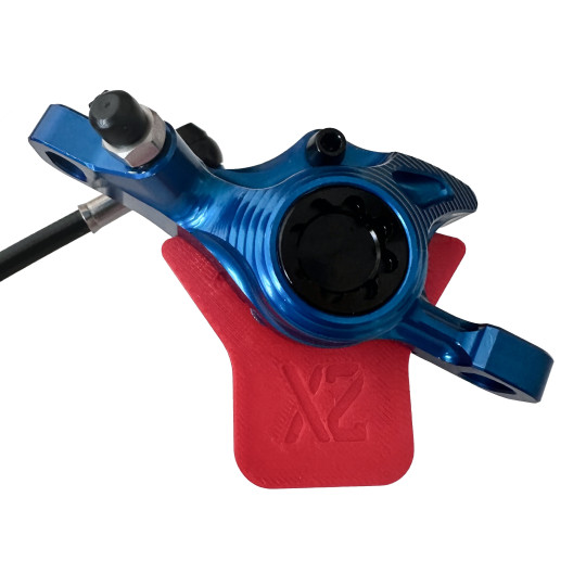 Transport insert for HOPE RX2, X2 brake calipers, red