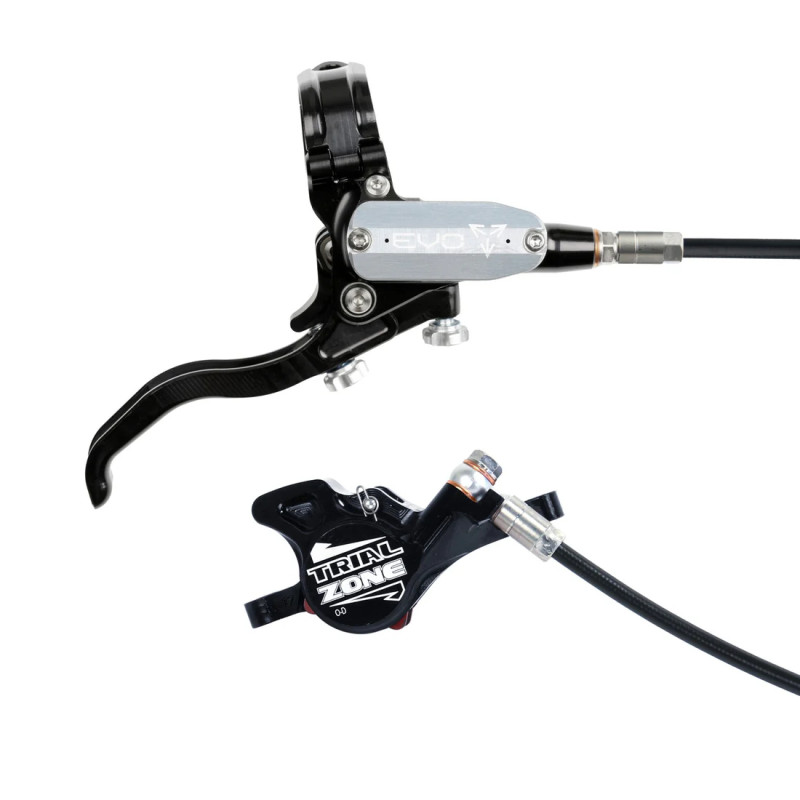 Brzda HOPE Tech 4 EVO Trial Zone, černá-stříbrná, pravá